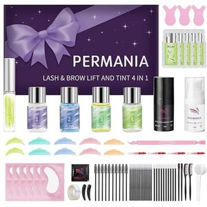 Permania - Wimperlifting- en Kleurset - Zwart - 6 Weken Effect