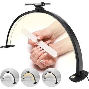 Tafellamp - Opvouwbaar - 360° Verstelbaar - Met Telefoonhouder