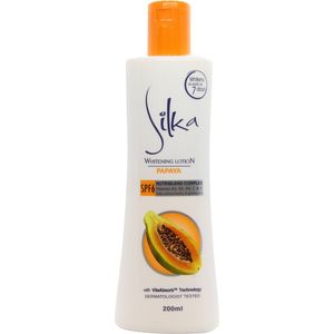 Silka - Whitening Lotion - Papaya - 300 ml - Met SPF 6