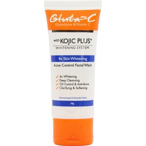 Gluta C Acne Control & Facial Wash met Kojic Plus + 50 gr
