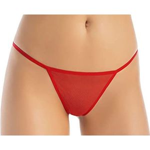 TEYLI String 'Paski'  vuurrood