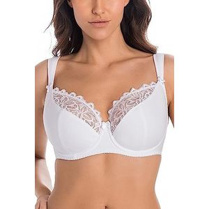 Teyli Dames BH semi-gewatteerde Eco Exclusive, Wit, 75B