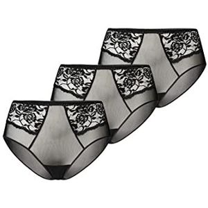 Teyli - Hoge Taille Slips - Wit - Pack van 3 - Ademend - Rekbaar