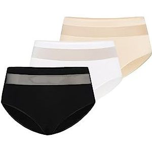 TEYLI Broekje 'Vera'  beige / zwart / wit