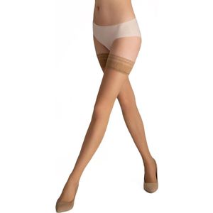 Giulia - Emotion 20 - Hold Up Kousen - Beige - 20 Den