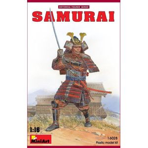 1:16 MiniArt 16028 Samurai Figure Plastic Modelbouwpakket