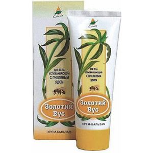 Natuurlijke Lichaam balsem met Gouden Snor en bijengif stijve spieren en gewrichten - 75ml