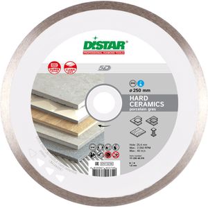 ''Distar'' Hard Ceramics diamantschijf 250mm