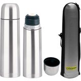 Thermos geïsoleerde fles met drinkbeker en draagtas voor warme of koude dranken (750ml)