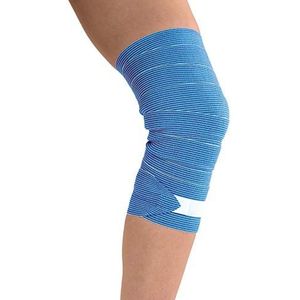 Medische elastische bandage met textiele sluiting 2 PACK Blauw 3m*8cm