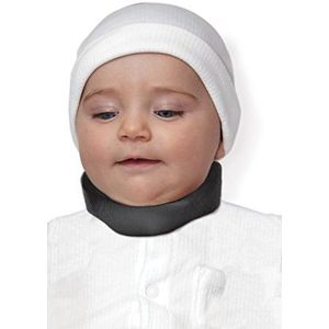 TOROS-GROUP Orthopedische Cervicale Kraag, Medisch Apparaat Nek Steun - Helper Brace Cervicale Kraag, Houder Nek, Pediatrische Beschermer Zenuw Kussen voor: Vrouwen, Mannen, Kinderen. 100% Katoen materiaal, X-Small grootte Zwart