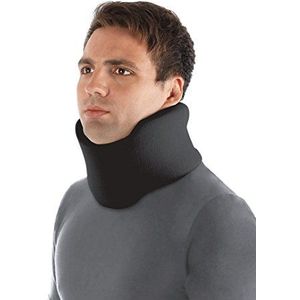 TOROS-GROUP Orthopedische Cervicale Kraag, Medisch Apparaat Nek Steun - Helper Brace Cervicale Kraag, Houder Nek, Pediatrische Beschermer Zenuw Kussen voor: Vrouwen, Mannen, Kinderen. 100% Katoen materiaal, Large grootte Zwart