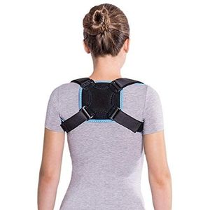 Sleutelbeen ondersteuning na sleutelbeen breuk Rug Rug stabilisator Rugcorrectie rechte lijn houding X-Large Zwart