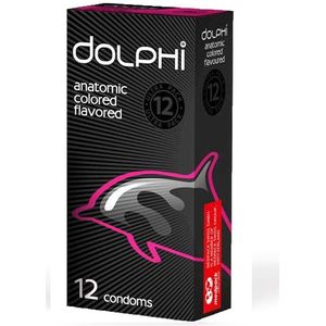 Dolphi - Anatomic - Aardbeien condooms - 12 stuks