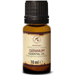 Geranium Olie Essentiële Olie 10ml - 100% Puur & Natuurlijk - Aromatherapie - Geurolie - Geurverspreider - Ontspanning - Toevoegen aan Bad & Cosmetica - Massage - Wellness - Aroma Lamp Of Elektrische Diffuser