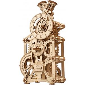 UGears modelbouw hout Motorklok tafelmodel engine clock