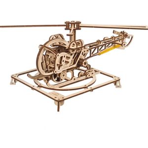 Ugears houten 3D puzzel - Mini Helicopter