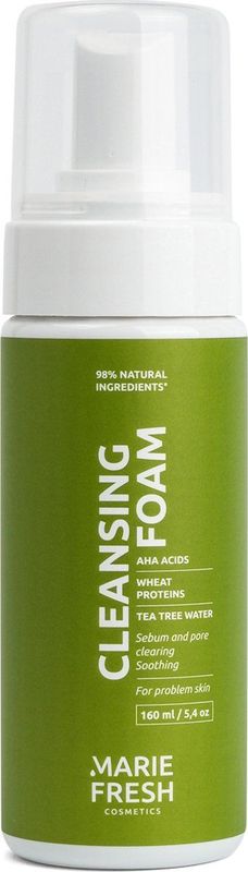 Marie Fresh - Foam Cleaner - Gezichtsverzorging - Natuurlijk - 160 ml