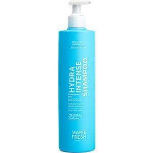 Marie Fresh Cosmetics Hydra intense shampoo - Hydraterende shampoo - Natuurlijke shampoo - SLS- & SLES-vrij - Hydraterende en verzorgende shampoo - Alle haartypes - 400 ml
