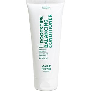Marie Fresh Cosmetics Root & tips balancing conditioner - Balancerende conditioner voor vette wortels en droge uiteinden - Natuurlijke conditioner - Hydraterende en verzorgende conditioner - 200 ml