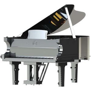 Metal Time Grand Piano