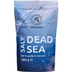 Dode Zee zout - 1 kg - oerzee badzout - bad - lichaamsverzorging - goede slaap - badzout en saunazout voor ontspanning - dode zee mineraal badzout in zak - badadditief 1.000 g