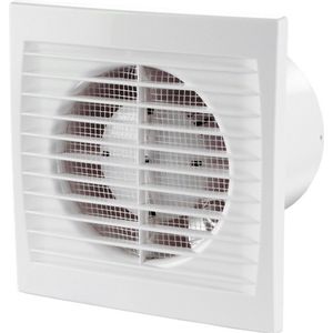 Vents badkamerventilator Ø100 mm - 95 m³/h - Insectengaas - Wit