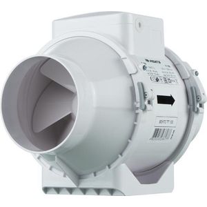 Vents buisventilator 100 mm – met Timer – Inline ventilator TT – 187 m³/h