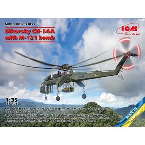 1:35 ICM 53055 Sikorsky CH-54A Tarhe - with BLU-82/B Daisy Cutter bomb Plastic Modelbouwpakket