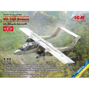 1:72 ICM 72185 North-American/Rockwell OV-10A Bronco - US Attack Aircraft Plastic Modelbouwpakket