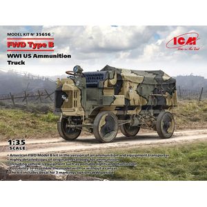 1:35 ICM 35656 FWD Type B - WWI US Ammunition Truck Plastic Modelbouwpakket