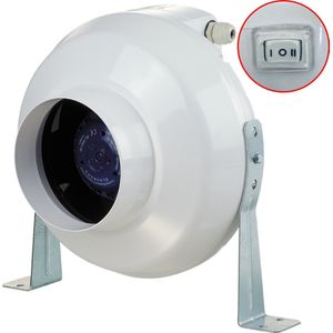 Buisventilator VK Duo Ø100 mm - 264 m³/h - Incl. 2-standenschakelaar