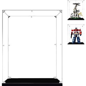 Case - Acryl Clear Display Box voor Lego-10302/76989 - Compatibel met [Optimus Prime/Tallneck] Model - 11.8x7.8x15.7 inch(3mm)
