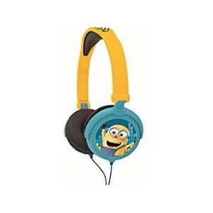 Lexibook, Verschrikkelijke Ikke Minions, Stereo hoofdtelefoon, kinderen veilig volume, opvouwbaar en verstelbaar, geel/zwart, HP010DES