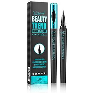 Waterproof Eyeliner Quick-Drying and Waterproof Eye Liner Pens Natural, Anti-fouling, Long-Lasting and Durable
