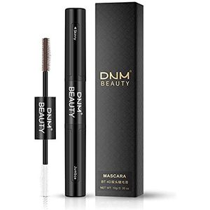 Mascara 4D Double-Headed Quick-Dryin Mascara Black Waterproof, Sweatproof, No Smudging Mascara Black Volume and Length