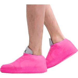 Siliconen regen overschoenen - schoencover - Roze - Maat: 36/37