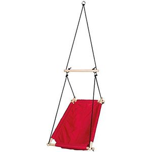 Roba Hangstoel, kinderschommel rood, hangschommel verstelbaar van schommelligstoel tot schommelstoel, hangstoel vanaf de geboorte tot ca. 6 jaar of 30 kg