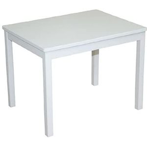 Roba Kindertafel, tafel wit om te spelen, knutselen en te schilderen in de kinderkamer, h x b x d: 51 x 66 x 50 cm