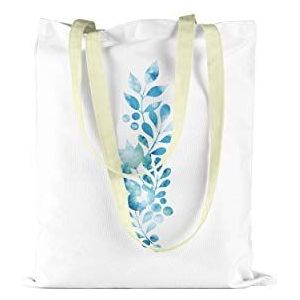 Bonamaison, Bedrukte Draagtas, Herbruikbare Boodschappentas, Boodschappentas, Mag in de Wasmachine, Milieuvriendelijk, Opvouwbaar, Canvas Stoffen Tas Met Handvatten, 34X40 Cm - Vervaardigd İn Turkije
