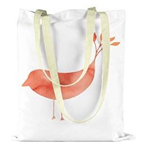Bonamaison Boodschappentas, boodschappentas, machinewasbaar, opvouwbaar, zeildoek met lange handgrepen, grootte: 34 x 40 cm