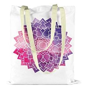 Bonamaison Boodschappentas, boodschappentas, machinewasbaar, opvouwbaar, zeildoek met lange handgrepen, grootte: 34 x 40 cm