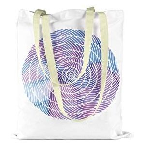 Bonamaison Boodschappentas, boodschappentas, machinewasbaar, opvouwbaar, zeildoek met lange handgrepen, grootte: 34 x 40 cm