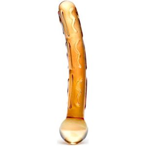 Gl�s - Orange Tickler Glazen Dildo