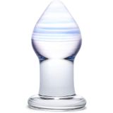 Glas Amethyst Rain Glazen Butt - Buttplug