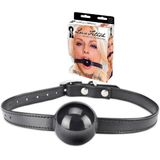 Lux Fetish Gag Silicone Ball Zwart