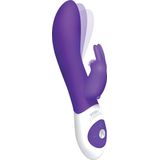 The Rabbit Company The Come Hither Rabbit Vibrator - Paars