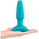 B Vibe Rimming Remote Control Buttplug - Blauw