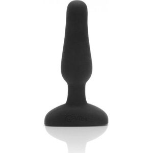 B Vibe Novice Remote Control Buttlug - Zwart