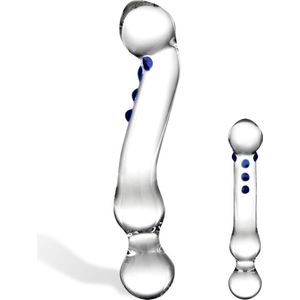 Gläs - Curved G- Spot Glazen Dildo